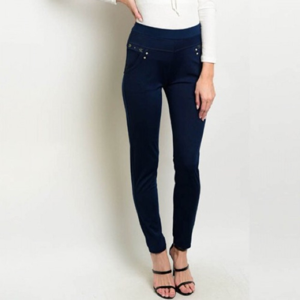 Navy Legging Pants OS